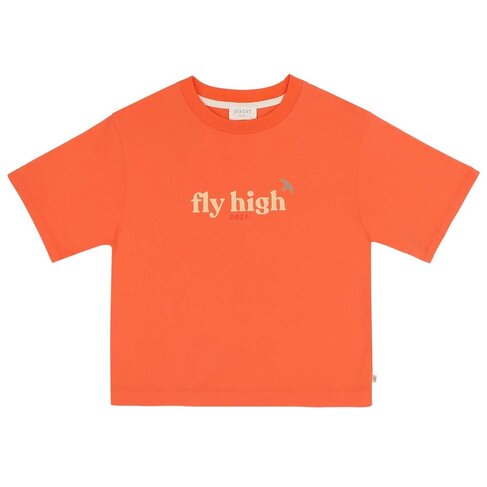 Jenest Mase T-shirt - Coral Orange