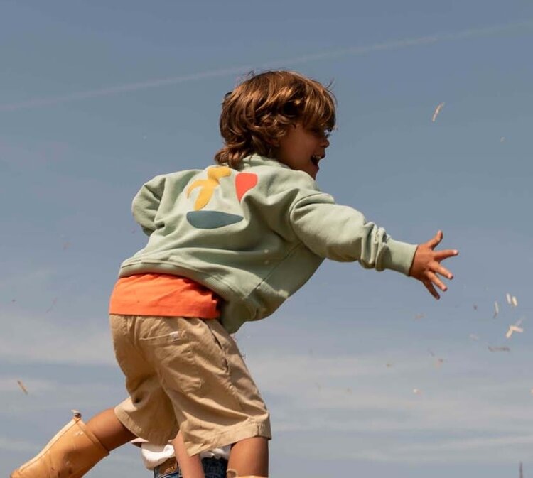 Jenest Happy Bird Sweater - Sage Green