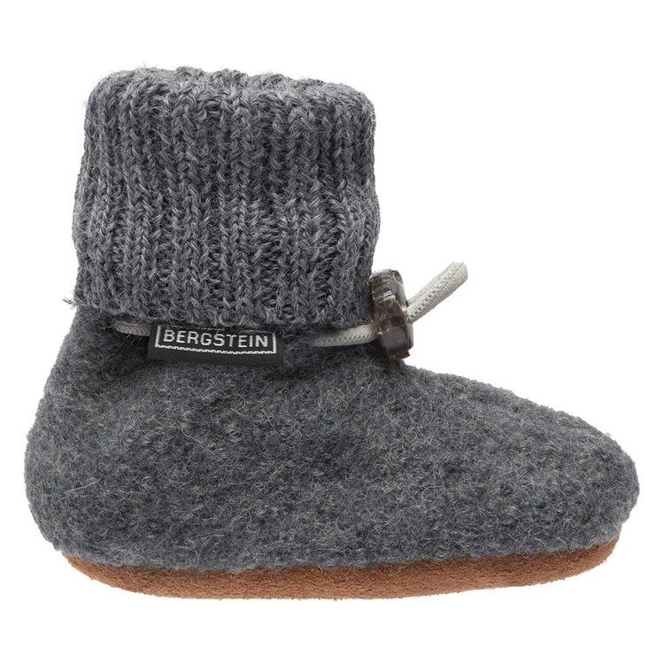 Bergstein Cozy Baby Slofje  - Grey