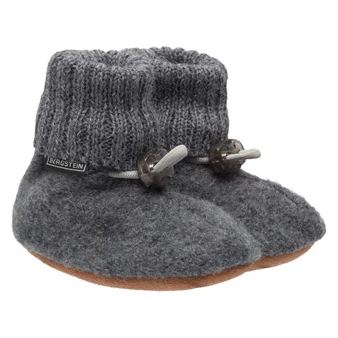 Bergstein Cozy Baby Bootie - Grey
