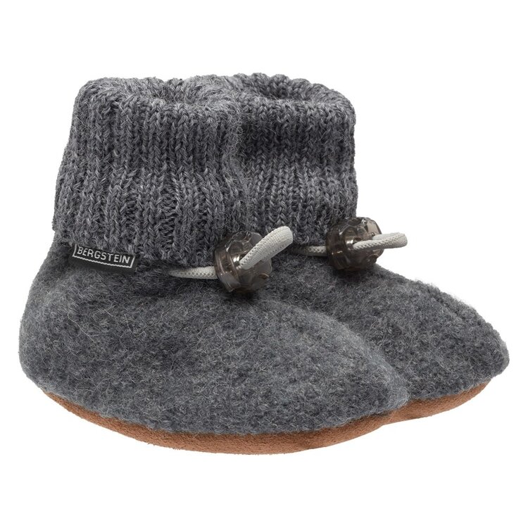 Bergstein Cozy Baby Slofje  - Grey