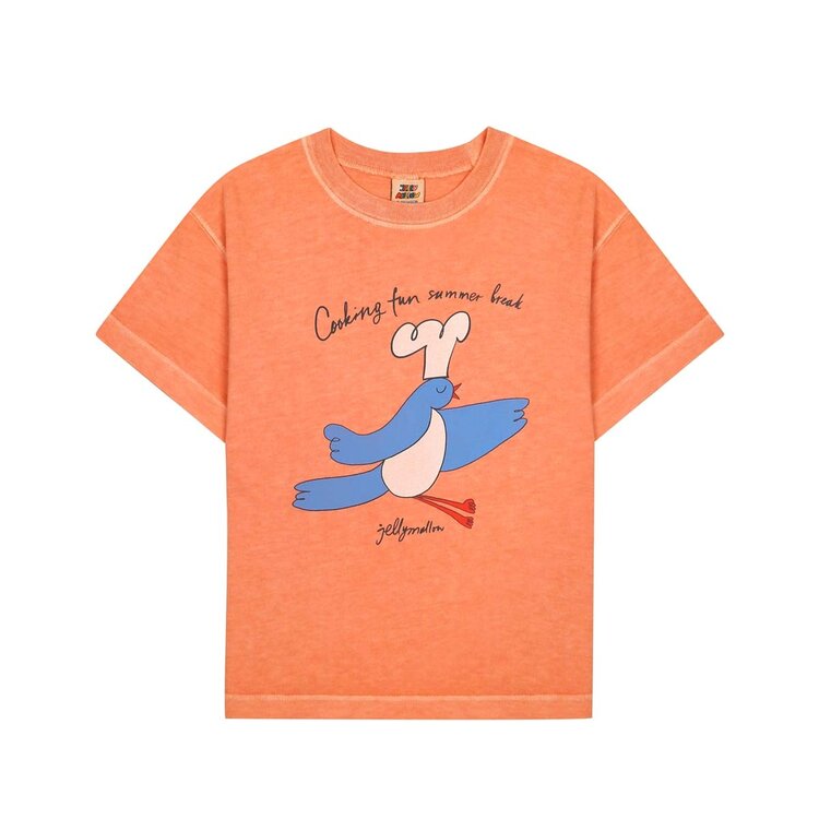 Jelly Mallow Cooking Bird Pigment T-shirt