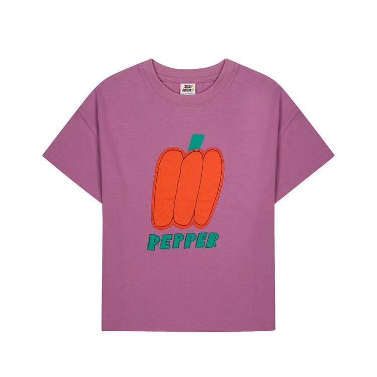 Jelly Mallow Bell Pepper Applique T-shirt