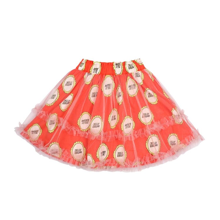 Jelly Mallow Mirror Tiered Skirt
