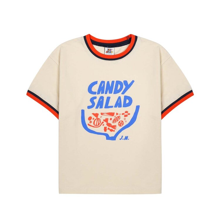 Jelly Mallow Candy Salad Applique T-shirt