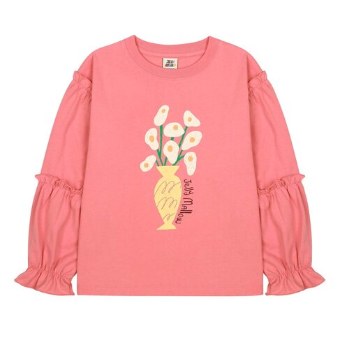 Jelly Mallow Eggflower Frill Longsleeve T-shirt