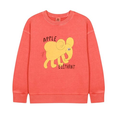 Jelly Mallow Elephant Pigment Sweatshirt