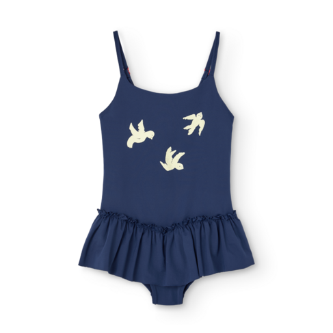 The Animal Observatory Clownfish Swimsuit - Deep Blue