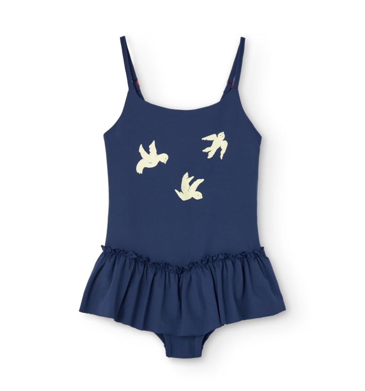 The Animal Observatory Clownfish Swimsuit - Deep Blue