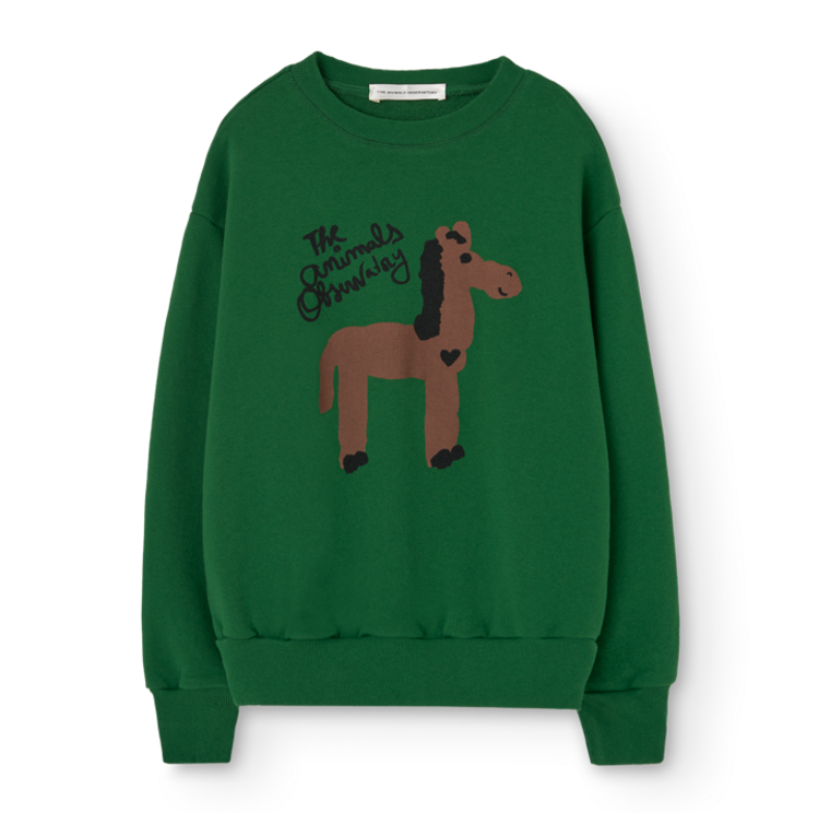 The Animal Observatory Bear Sweatshirt - Dark Garden