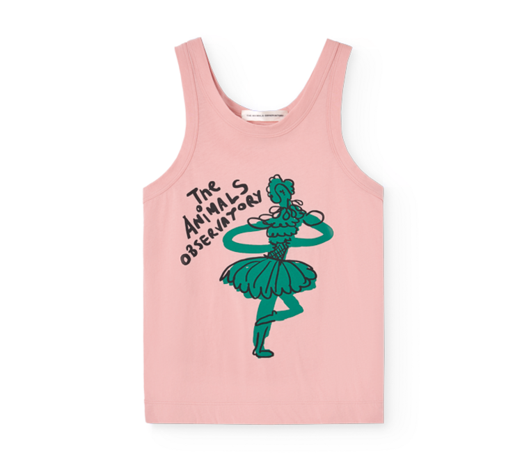 The Animal Observatory Frog Tank Top - Soft Pink