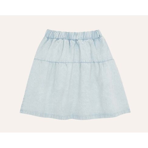 The Campamento Light Blue Denim Skirt