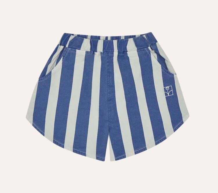 The Campamento Blue Stripes Washed Shorts