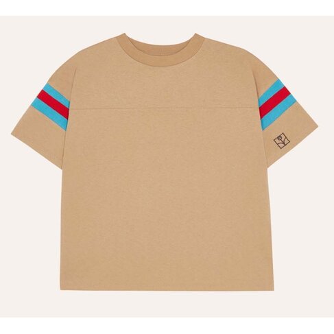 The Campamento Bicolor Bands Camel T-shirt