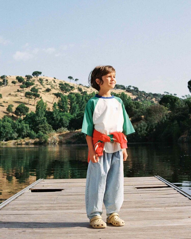 The Campamento Color Block Green T-shirt