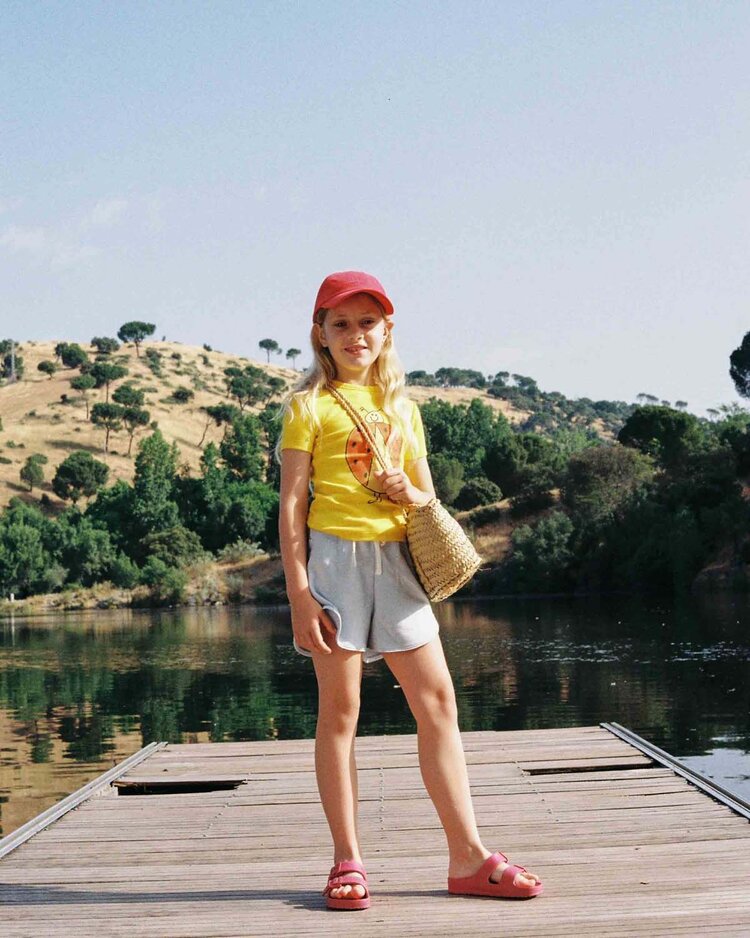 The Campamento Light Blue Denim Shorts