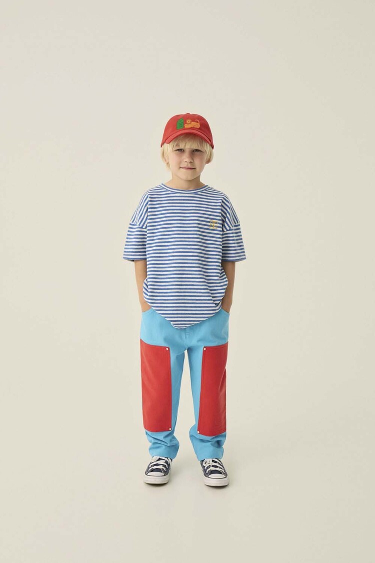 The Campamento Blue Stripes Oversized T-shirt