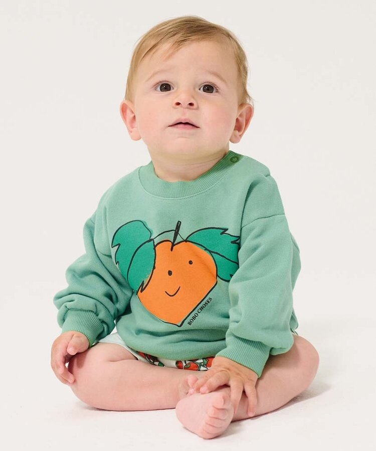 Bobo Choses Tangerine sweatshirt