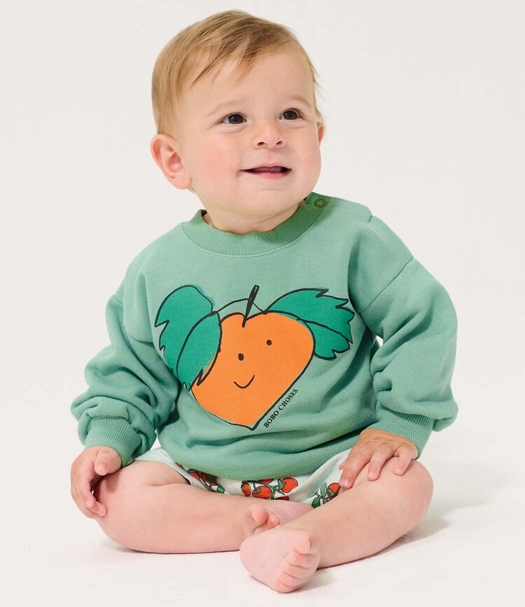 Bobo Choses Tangerine sweatshirt