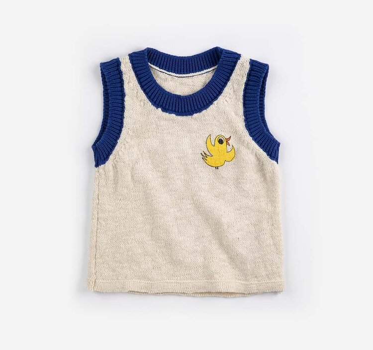 Bobo Choses Flying Oranges knitted top