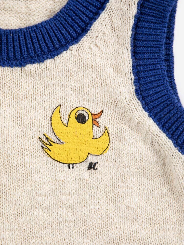 Bobo Choses Flying Oranges knitted top