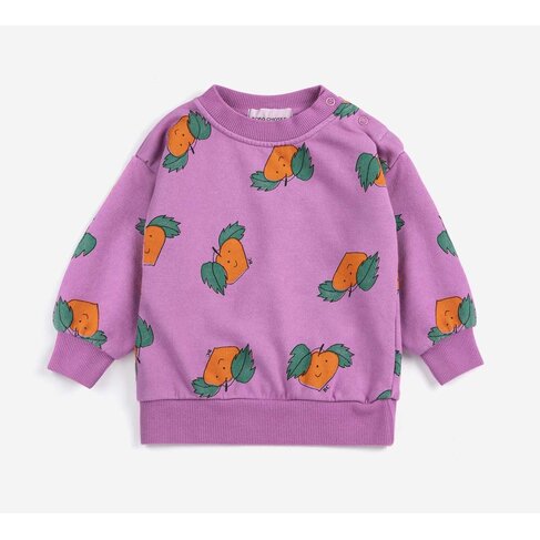 Bobo Choses Tangerine all-over sweatshirt