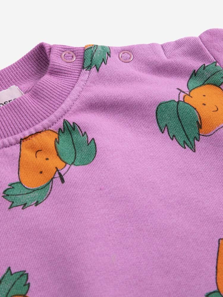 Bobo Choses Tangerine all-over sweatshirt