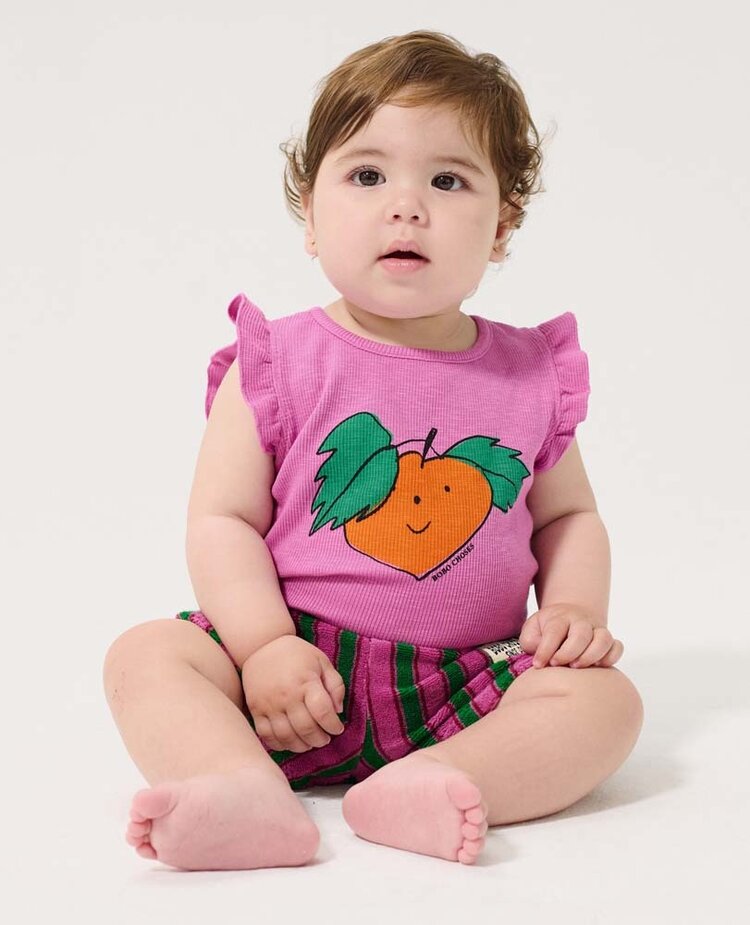 Bobo Choses Tangerine ruffled body
