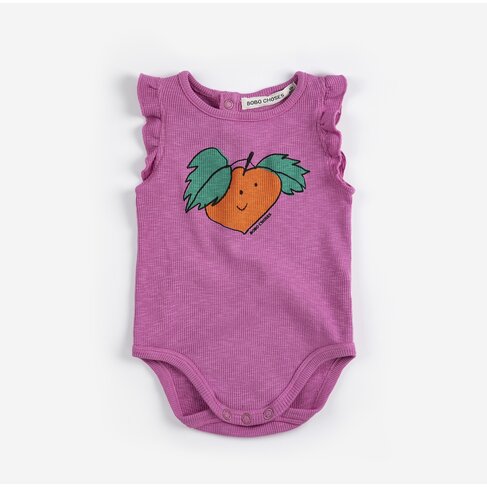 Bobo Choses Tangerine ruffled body