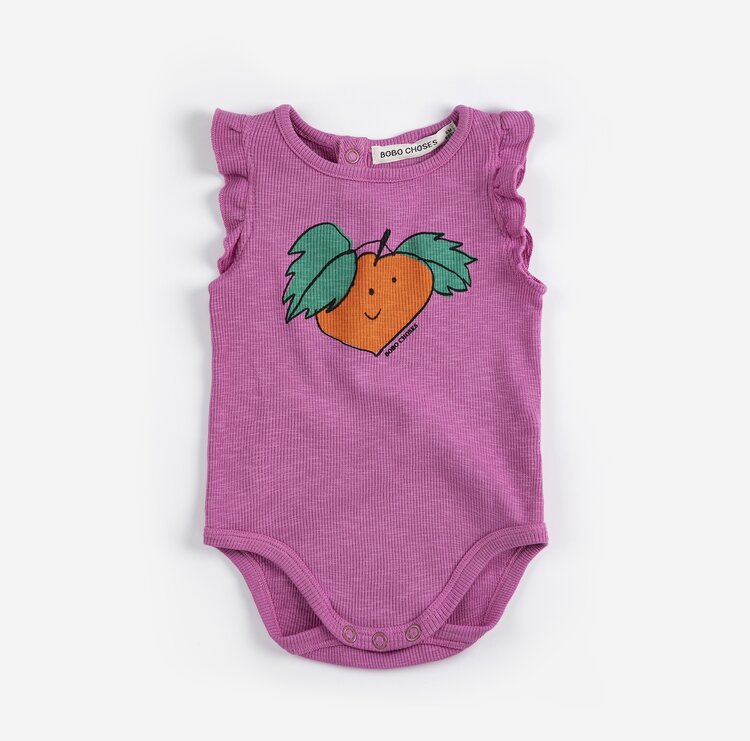 Bobo Choses Tangerine ruffled body