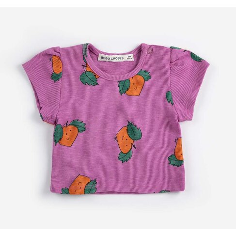 Bobo Choses Tangerine all-over T-shirt