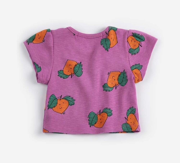 Bobo Choses Tangerine all-over T-shirt