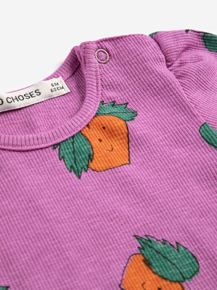 Bobo Choses Tangerine all-over T-shirt