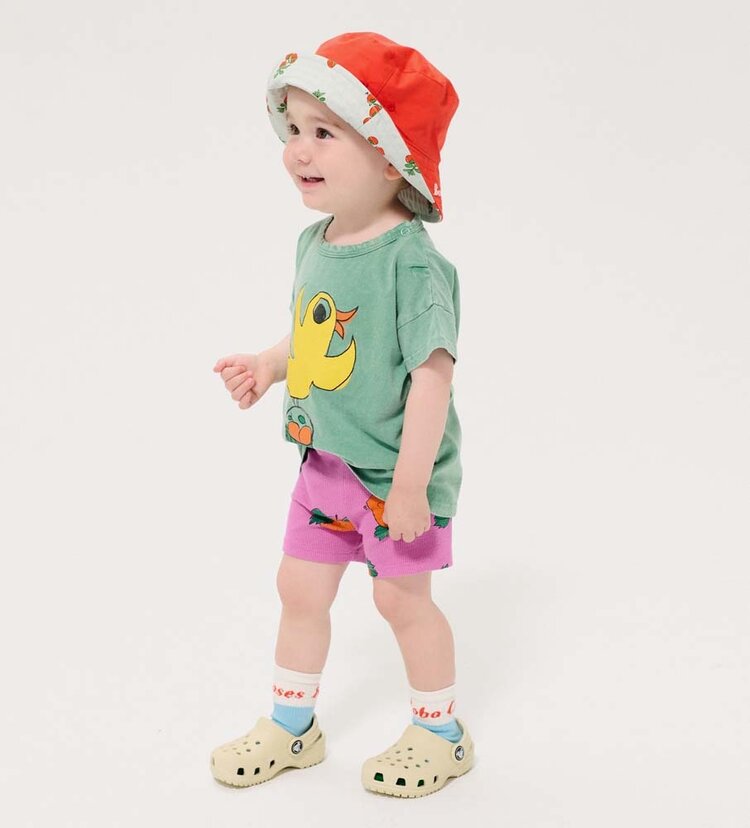 Bobo Choses  Tangerine all over short leggings