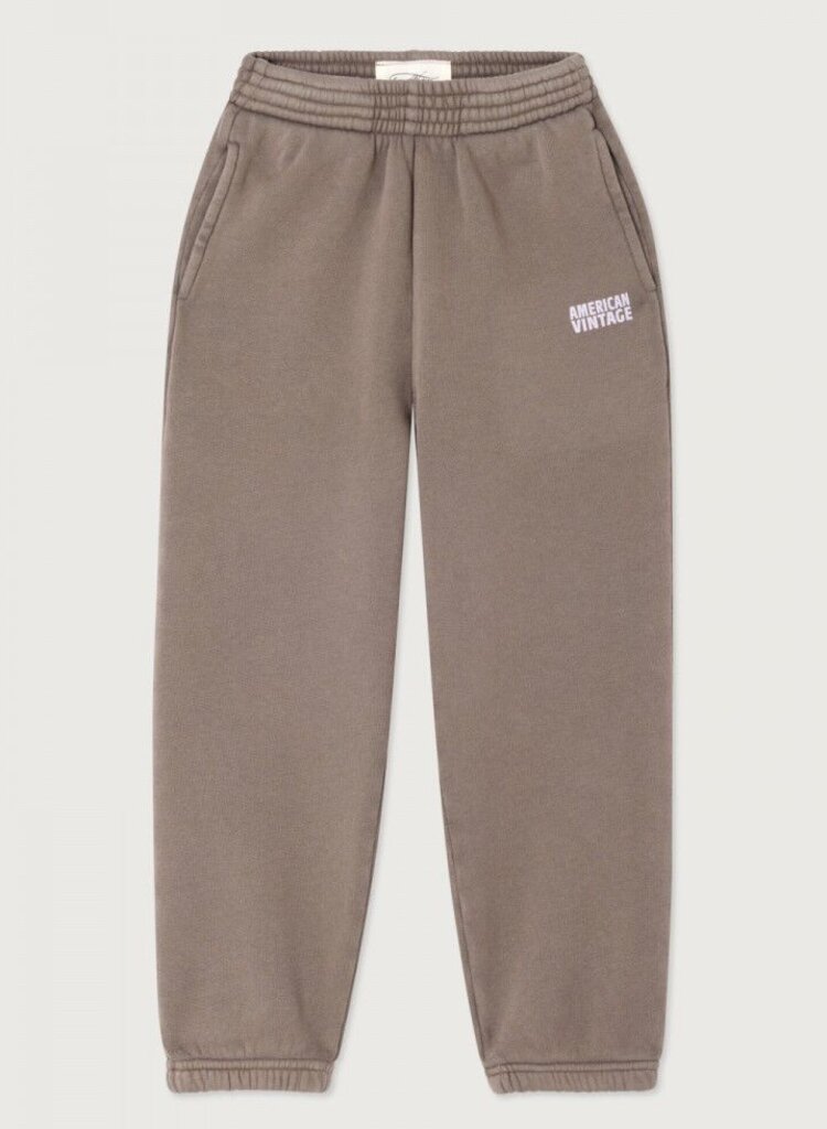 American Vintage IZUBIRD Joggings - Cendre Vintage