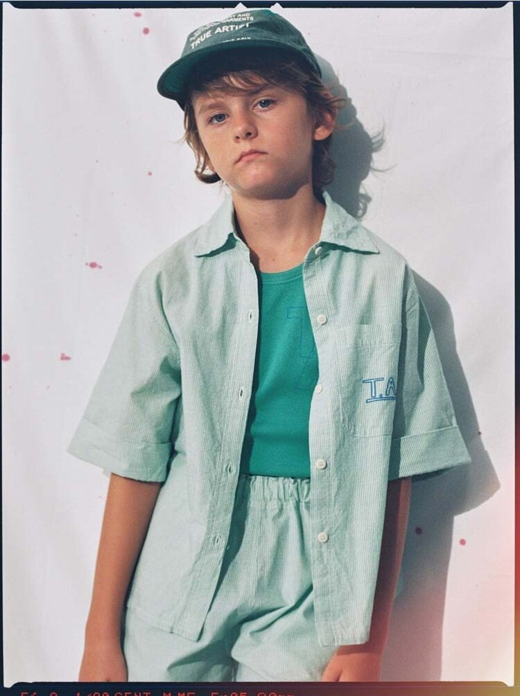 True Artist Shirt no. 6 Jade Green