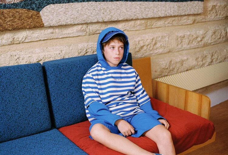 True Artist  T-shirt no11 Lapis Blue