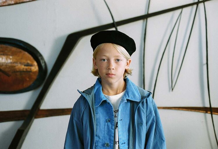 True Artist Utility Jacket no04 Lichen Blue