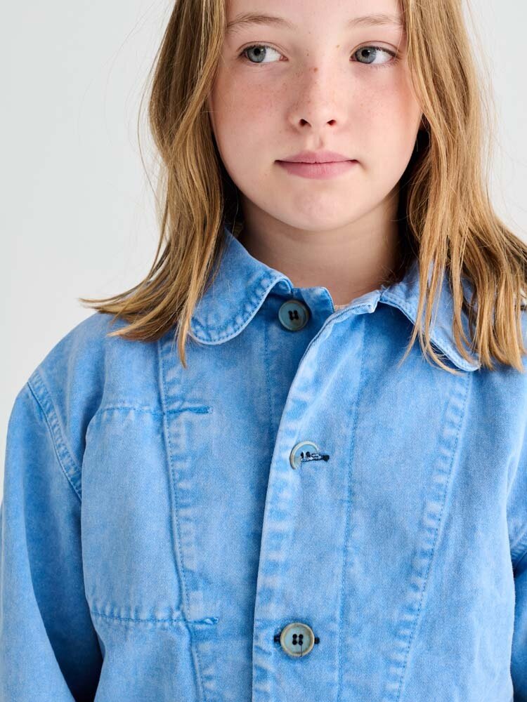 True Artist Utility Jacket no04 Lichen Blue