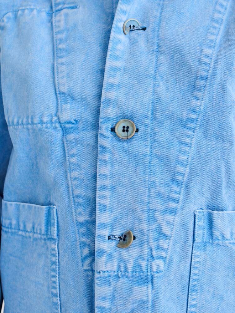 True Artist Utility Jacket no04 Lichen Blue