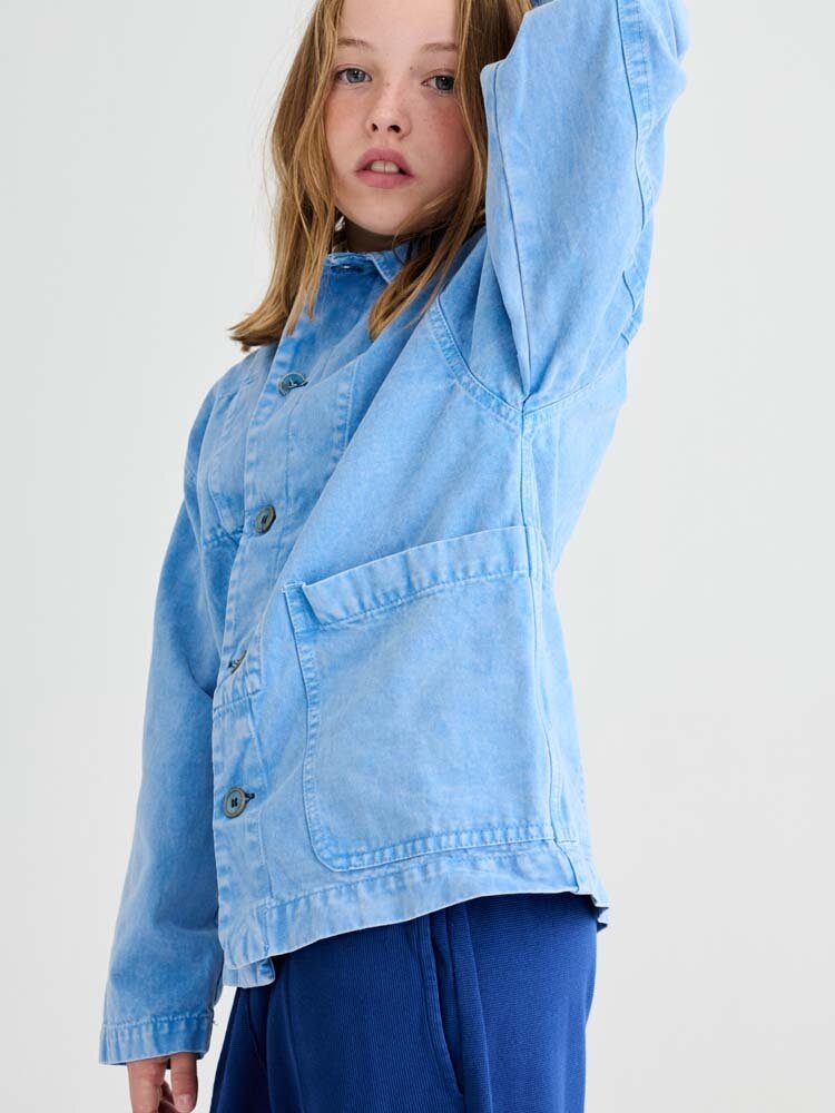 True Artist Utility Jacket no04 Lichen Blue