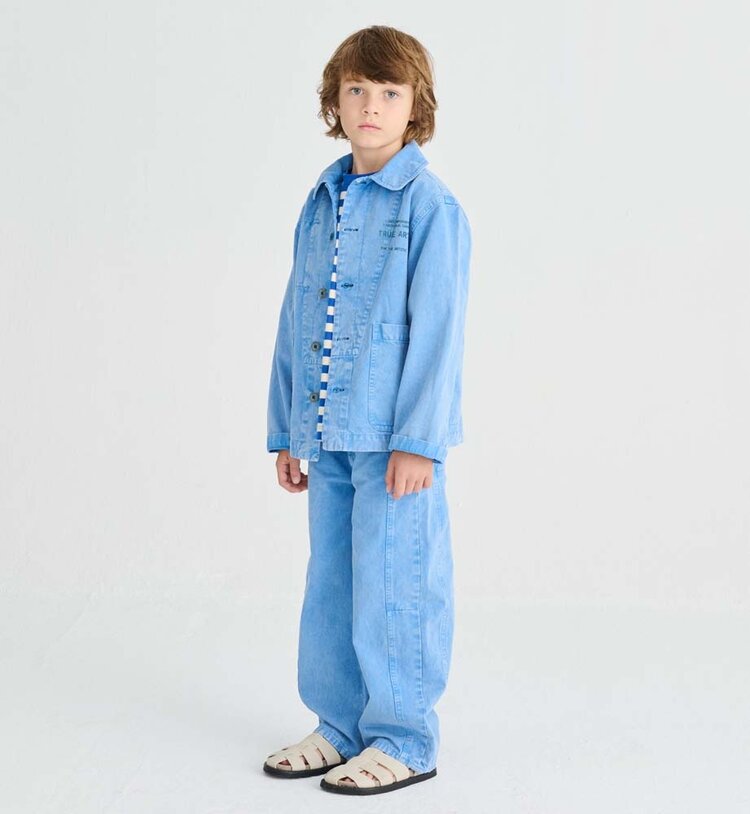 True Artist Utility Jacket no04 Lichen Blue