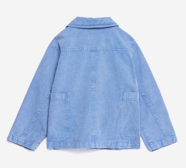 True Artist Utility Jacket no04 Lichen Blue