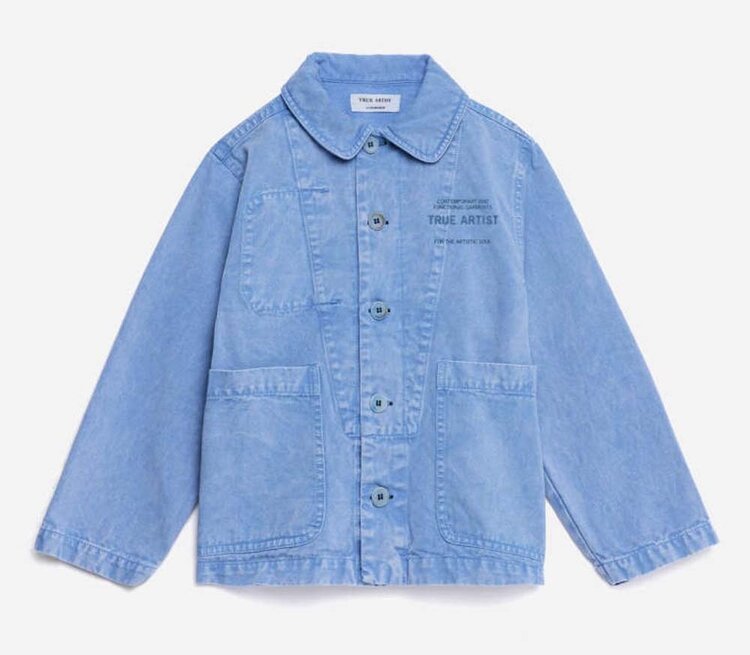 True Artist Utility Jacket no04 Lichen Blue