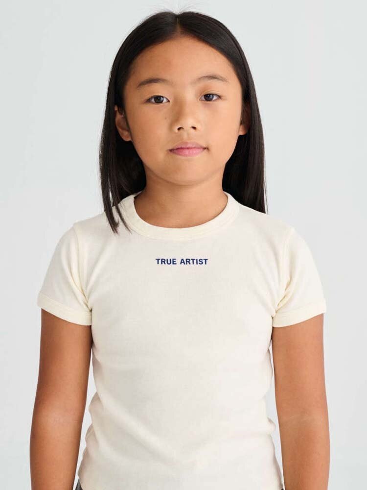 True Artist T-shirt no21 Ivory White