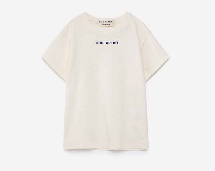 True Artist T-shirt no21 Ivory White