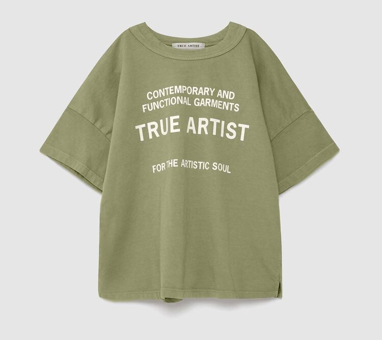 True Artist T-shirt no01 Sage