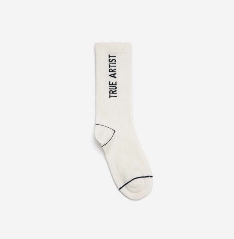 True Artist Socks no03 Ivory White