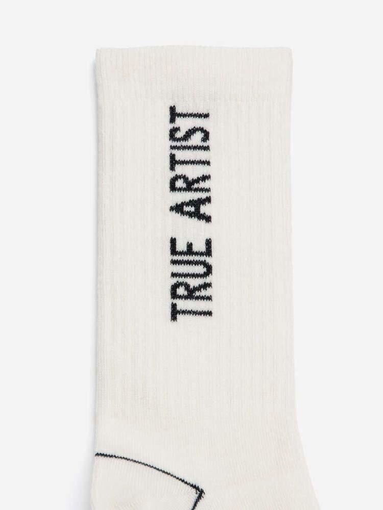 True Artist Socks no03 Ivory White