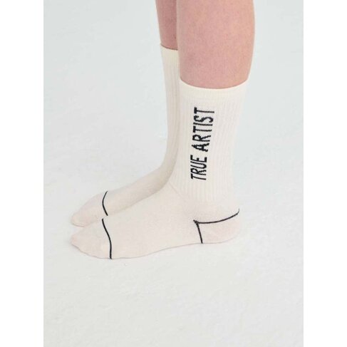 True Artist Socks no03 Ivory White